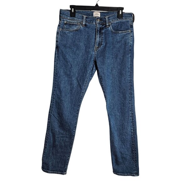 J.Crew Mens Slim Fit 484 Denim Jeans W31 L30 Medium Wash - Picture 1 of 11